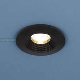 Светодиодный встраиваемый светильник 3W BK черный Elektrostandard 9903 LED COB