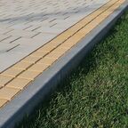 Бордюр тротуарный BRAER 1000x80x200 мм цвет серый