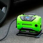 Компрессор автомобильный Greenworks 24V/12V, без АКБ и ЗУ (3400807)