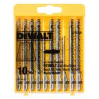 Пилка для лобзика DEWALT DT2290, по дереву, 10 шт. (DT2290-QZ)