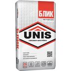 Шпаклёвка гипсовая универсальная Unis Блик 18 кг