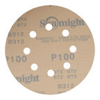 Диск шлифовальный Sunmight Gold d125 мм P100 на липучку бумажная основа (5 шт.)