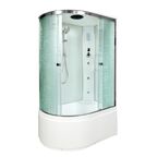 Душевая кабина AvaCan EM4511RGM+EL 110x80 стекло рисунок, профиль хром, правая