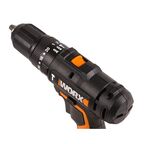 Дрель-шуруповерт аккумуляторная ударная Worx WT375, 20 В Li-ion 2x2 Ач