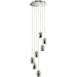Каскадный подвесной светодиодный светильник MD13003023-7A Illuminati Terrene Chrome