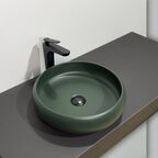 Раковина накладная Comforty 114MDG 42 см темно-зеленая