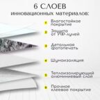 Панели стеновые самоклеящиеся декоративные 30*30 см, 20 шт, серый, черный Conflate