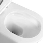 Подвесной унитаз Aquatek Оберон AQ1363W-00 36 см, белый, с крышкой микролифт