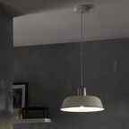Подвесной светильник Inspire Milky E27x1 ø 38 см металл, цвет кремовый