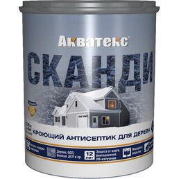 Кроющий антисептик для дерева АКВАТЕКС Сканди 65100 272540