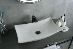 Раковина Gid Creativo N9176 накладная 56х42 белая