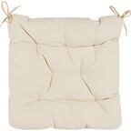 Подушка для садовой мебели Linen Way 44x44 см цвет кремовый