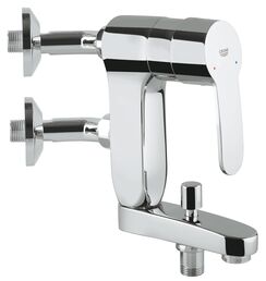 Смеситель для ванны вертикальный GROHE Eurostyle C, хром (23302000)