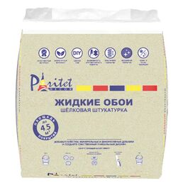 Жидкие обои гладкие Paritet B53 0.6 кг цвет бежевый