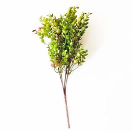Искусственное растение Букетик 34x18 см пластик цвет зеленый