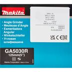 УШМ сетевая Makita GA5030R, 720 Вт, 125 мм