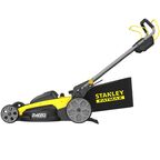 Аккумуляторная газонокосилка STANLEY FATMAX SFMCMWS251M, 2х18 В, 2800 об/мин, 40 л, с 2 АКБ 4 Ач и ЗУ (SFMCMWS251M-QW)