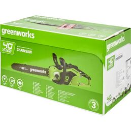 Аккумуляторная пила Greenworks 2005807 40 В шина 40 см АКБ и ЗУ не в комплекте