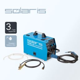 Полуавтомат сварочный с газом и без газа Solaris TOPMIG-226, горелка 3 метра (SL5712-5)