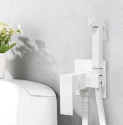 Гигиенический душ со смесителем BOCH MANN Resia w BM10415 белый
