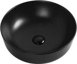 Накладная раковина Aquanet Moon-1-MB 41 см черная