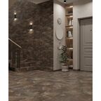 Плитка клинкерная Керамин Касл Рок 4 24,5x6,5 см коричневый 0,54 м²