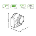 Фонарь Gauss налобный GFL309 6W 180lm Lead acid 800mAh LED
