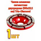 Чашка алмазная сегментная двухрядная (100х22.2 мм) Trio-Diamond