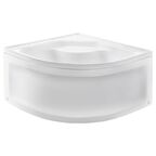 Душевая кабина Мономах XL 100/44 С МЗ профиль хром, стекло прозрачное с рисунком мозаика