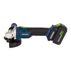 УШМ аккумуляторная бесщеточная Rockfield RF2204BK, 20 В Li-ion 4 Ач, 125 мм