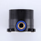 Смеситель напольный для ванны Abber Wasserfall AF8615G золото матовое
