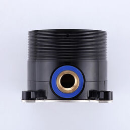 Смеситель напольный для ванны Abber Wasserfall AF8615G золото матовое