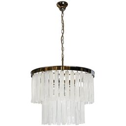 Подвесная каскадная люстра хрустальная 10529-5+1P iLamp Ice CR