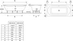 Ванна из литьевого мрамора Jacob Delafon Flight 180x85