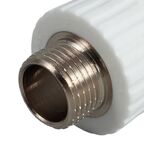 Муфта комбинированная Ростурпласт 1/2"x20 мм НР полипропилен