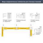 Стеновая панель Абетоне L805 Obsidian Black 300x0.4x60 см HPL-пластик цвет серо-белый