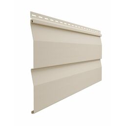Сайдинг Docke STANDARD под дерево, Корабельный брус D4.5D из Винила, сливки