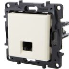 Розетка компьютерная RJ45 категория 5e UTP - Legrand Structura - слоновая кость