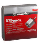 Набор коронок Matrix по кафелю d33-83 мм (5 шт.)
