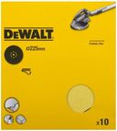 Шлифлисты DEWALT DT3169, 9 отверстий, 225 мм, 80G, 10 шт