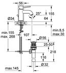 Смеситель для раковины Grohe BauClassic 23161000