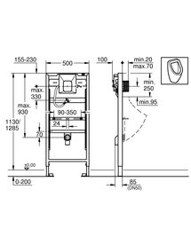 Инсталляция Grohe Rapid SL 38786001