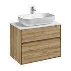 Столешница Aquaton Либерти 75 см 1A281003LY010  белый глянец
