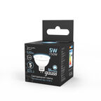Светодиодная лампа Gauss LED MR16 GU5.3 5W 12V 4100K 1/10/100