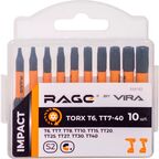 Набор бит ударных магнитных Rage 554193, 10 шт.