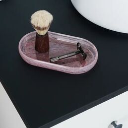 Поднос Verran Desire 11x19x2.4 см полирезин цвет розовый