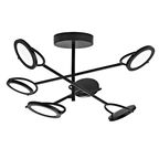 Подвесная люстра Inspire Diuna 6xLED 3000/6500 К, цвет черный