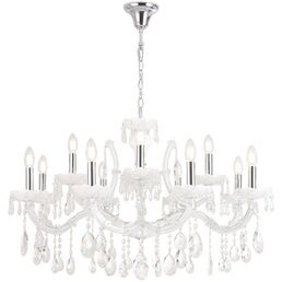Подвесная люстра Crystal Lux BLANCA re SP12 подсвечник с подвесками