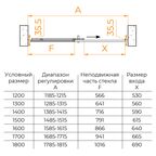 Душевая дверь RGW PA-017 (Прозрачное, 1500)