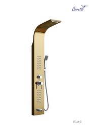 Душевая панель Ceruttispa CT10404 золото